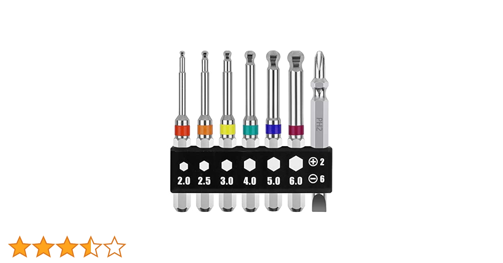 その他 itrendy Amazon | OIENNI ボールポイント 六角ビットセット 7本組 65mm